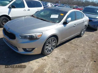 2014 Kia Cadenza Premium with VIN KNALN4D79E5141721, listed as a IAAI auction lot 41749662 with Not Provided miles. Bid and sale history available at carsss.com. Image 2.