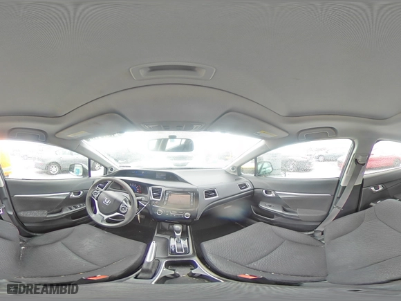 2013 Honda Civic Sdn EX with VIN 2HGFB2F84DH504261, listed as a Copart auction lot 45154155 with 96,629 mi miles and Salvage Title. Bid and sale history available at carsss.com. Image 12.