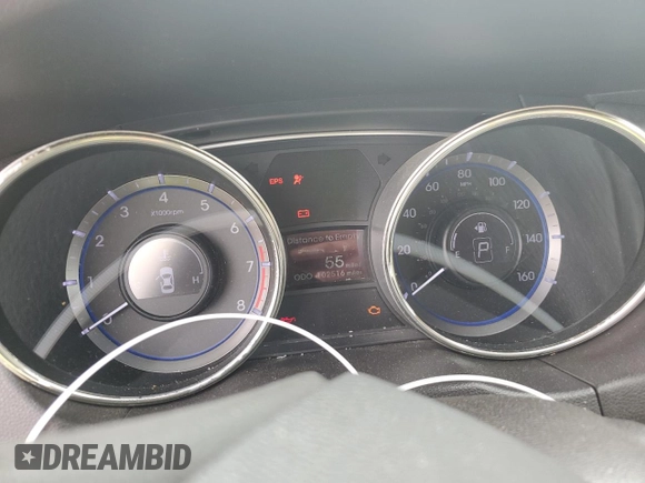 2011 Hyundai Sonata GLS with VIN 5NPEB4AC9BH180729, listed as a Copart auction lot 74673544 with 102,516 mi miles and Salvage Title. Bid and sale history available at DreamBid. Image 9.