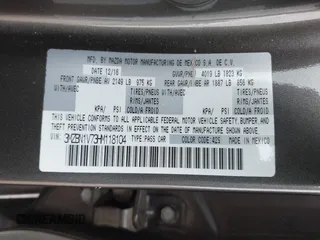 2017 Mazda 3 Touring with VIN 3MZBN1V73HM118104, listed as a IAAI auction lot 42139361 with 71,615 mi miles and . Bid and sale history available at DreamBid. Image 9.