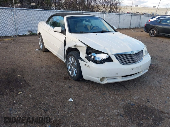 2008 Chrysler Sebring Touring with VIN 1C3LC55R48N294675, listed as a IAAI auction lot 41136142 with 169,654 mi miles and . Bid and sale history available at DreamBid. Image 6.