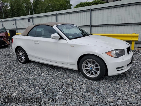 2011 BMW 1 Series 128i with VIN WBAUN1C57BVH83226, listed as a Copart auction lot 57753625 with 55,985 mi miles and Clean title. Bid and sale history available at DreamBid. Image 4.