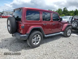 2021 Jeep Wrangler Unlimited Sahara High Altitude с VIN 1C4HJXEG7MW604145, выставлен на аукционе Copart как лот 61352514 с пробегом 55 459 миль миль и Списание • Salvage title. История ставок и продаж доступна на DreamBid. Изображение 3.