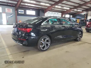 2022 Audi A3 Premium Plus z VIN WAUHUDGY5NA092795, wystawiony jako Copart lot #49279285 z przebiegiem 33 538 mil mil oraz Szkoda całkowita • Salvage title. Historia ofert i sprzedaży dostępna na DreamBid. Obrazek 3.