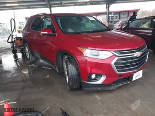 2020 Chevrolet Traverse LT Leather with VIN 1GNERHKW0LJ311283, listed as a IAAI auction lot 41416958 with 108,988 mi miles. Bid and sale history available at carsss.com. Image 1.