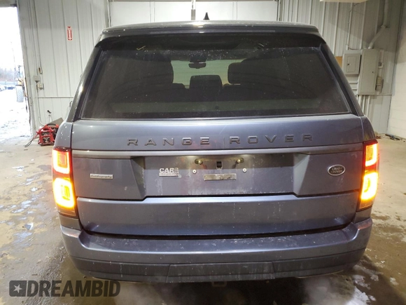 2018 Land Rover Range Rover Autobiography with VIN SALGV2RE2JA503320, listed as a Copart auction lot 41910035 with 75,153 mi miles and Salvage title. Bid and sale history available at DreamBid. Image 6.