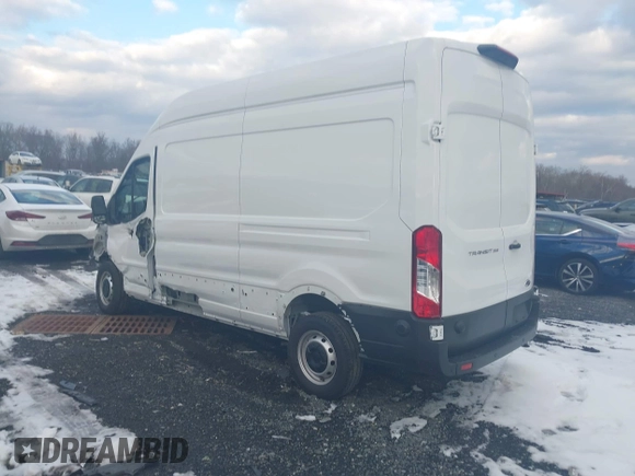 2023 Ford Transit Cargo with VIN 1FTBW1X83PKC09336, listed as a IAAI auction lot 41299101 with 10,551 mi miles and . Bid and sale history available at DreamBid. Image 14.