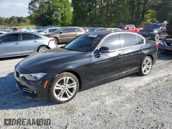2017 BMW 3 Series 330i xDrive with VIN WBA8D9G57HNU60460, listed as a Copart auction lot 52536005 with 87,941 mi miles and Clean Title. Bid and sale history available at carsss.com. Image 1.