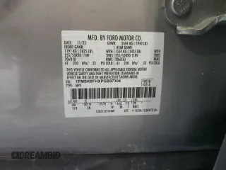 2023 Ford Explorer Limited with VIN 1FMSK8FHXPGB97304, listed as a Copart auction lot 48733905 with 34,721 mi miles and Salvage Title. Bid and sale history available at carsss.com. Image 13.