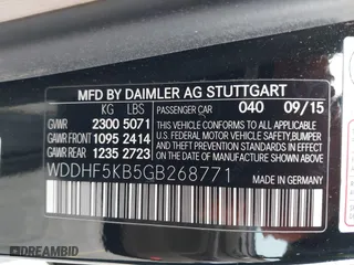 2016 Mercedes-Benz E-Class E 350 Sport with VIN WDDHF5KB5GB268771, listed as a IAAI auction lot 41437933 with 92,990 mi miles. Bid and sale history available at carsss.com. Image 9.