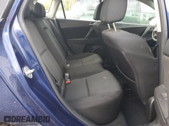 2013 Mazda 3 i Touring with VIN JM1BL1L86D1705148, listed as a Copart auction lot 76975804 with 73,900 mi miles and Salvage title. Bid and sale history available at DreamBid. Image 10.