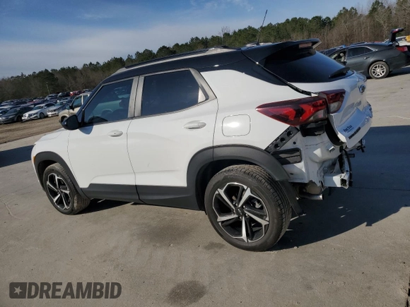 2023 Chevrolet TrailBlazer RS with VIN KL79MTSL5PB178339, listed as a Copart auction lot 89401655 with 23,163 mi miles and Clean Title. Bid and sale history available at DreamBid. Image 2.
