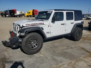 2021 Jeep Wrangler Unlimited Rubicon z VIN 1C4JJXFG4MW838808, wystawiony jako Copart lot #57684355 z przebiegiem 45 240 mil mil oraz Szkoda całkowita • Salvage title. Historia ofert i sprzedaży dostępna na DreamBid. Obrazek 1.