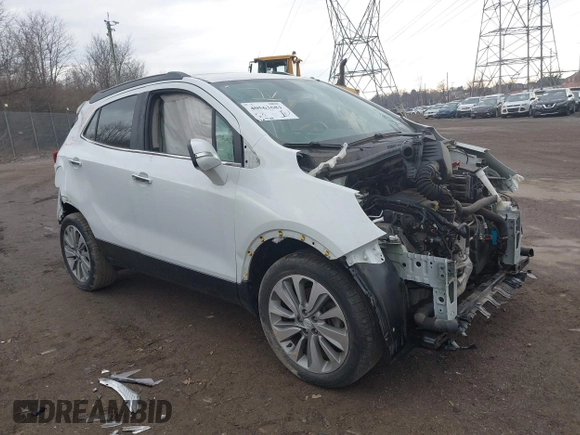 2019 Buick Encore Preferred with VIN KL4CJESB7KB715638, listed as a IAAI auction lot 40563681 with 66,948 mi miles. Bid and sale history available at carsss.com. Image 1.