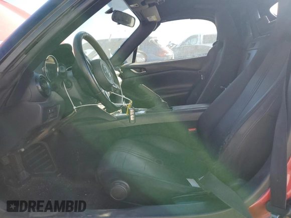2017 Mazda MX-5 Miata Sport with VIN JM1NDAB78H0124135, listed as a Copart auction lot 88089415 with 145,338 mi miles and Salvage title. Bid and sale history available at DreamBid. Image 7.