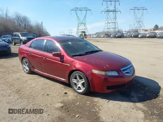 2005 Acura TL with VIN 19UUA66275A059639, listed as a IAAI auction lot 41660689 with 183,845 mi miles. Bid and sale history available at carsss.com. Image 1.