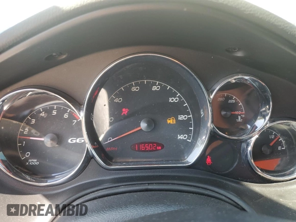 2008 Pontiac G6 GT with VIN 1G2ZH17N984168896, listed as a Copart auction lot 53294685 with 116,502 mi miles and Clean Title. Bid and sale history available at carsss.com. Image 9.