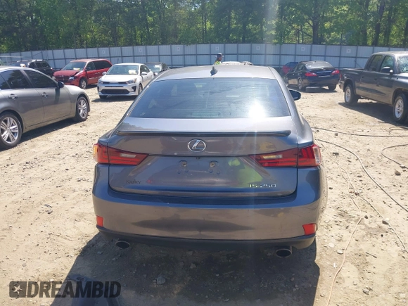 2014 Lexus IS 250 with VIN JTHBF1D29E5039798, listed as a IAAI auction lot 42074287 with 106,019 mi miles. Bid and sale history available at carsss.com. Image 16.