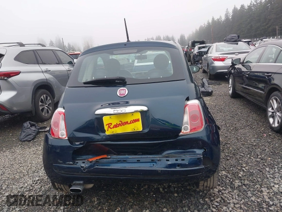 2013 FIAT 500 Pop with VIN 3C3CFFAR8DT574709, listed as a IAAI auction lot 41346479 with 86,958 mi miles. Bid and sale history available at carsss.com. Image 16.
