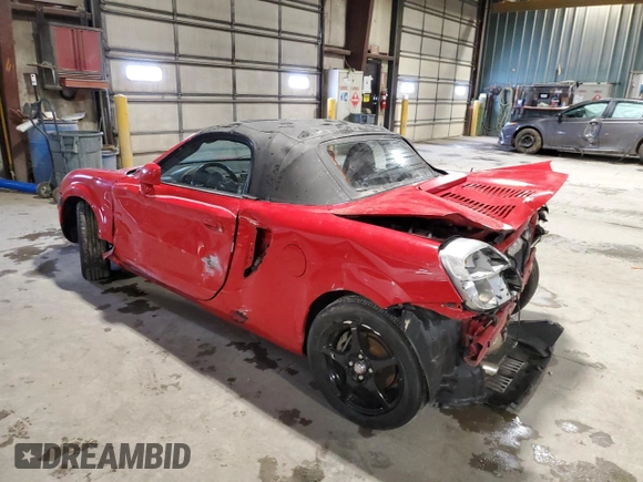 2002 Toyota MR2 z VIN JTDFR320320041854, wystawiony jako Copart lot #82822754 z przebiegiem 129 450 mil mil oraz Szkoda całkowita • Salvage title. Historia ofert i sprzedaży dostępna na DreamBid. Obrazek 2.