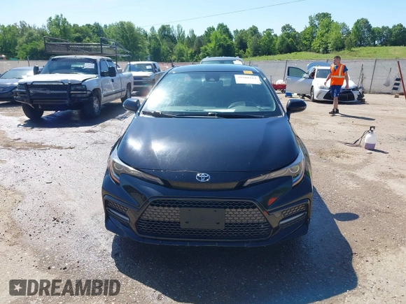 2020 Toyota Corolla SE with VIN JTDS4RCE9LJ020075, listed as a IAAI auction lot 39388212 with 46,014 mi miles and . Bid and sale history available at DreamBid. Image 12.