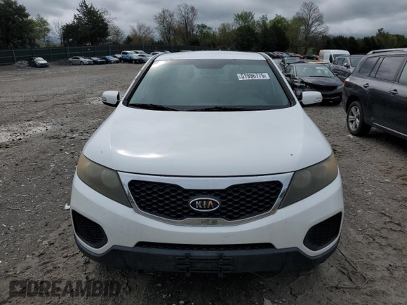 2011 Kia Sorento LX with VIN 5XYKT3A14BG022119, listed as a Copart auction lot 51996775 with 252,670 mi miles and Clean Title. Bid and sale history available at carsss.com. Image 5.