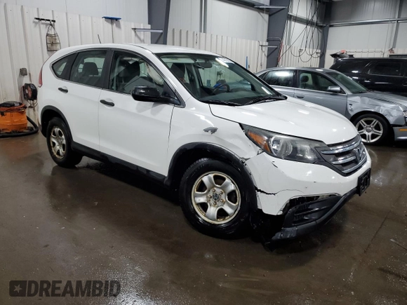 2012 Honda CR-V LX with VIN 5J6RM4H3XCL056431, listed as a Copart auction lot 44613385 with 158,099 mi miles and Salvage title. Bid and sale history available at DreamBid. Image 4.