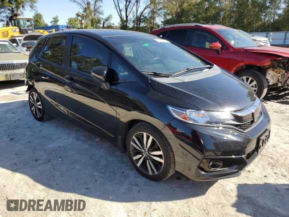 2018 Honda Fit EX-L with VIN 3HGGK5H97JM717634, listed as a Copart auction lot 40222304 with 80,927 mi miles. Bid and sale history available at carsss.com. Image 4.