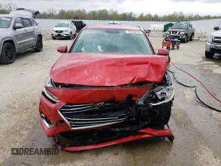 2022 Hyundai Accent SE with VIN 3KPC24A67NE187575, listed as a Copart auction lot 52248755 with 24,577 mi miles and Salvage title. Bid and sale history available at DreamBid. Image 5.