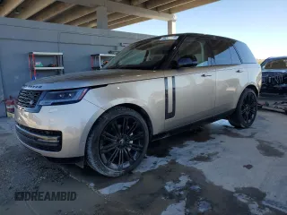 2023 Land Rover Range Rover SE with VIN SALKP9FU0PA021365, listed as a Copart auction lot 49245545 with 32,983 mi miles and Salvage Title. Bid and sale history available at carsss.com. Image 1.