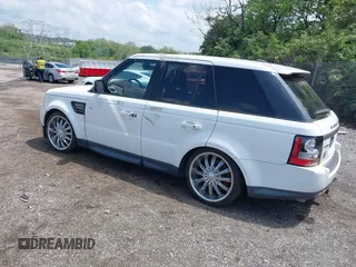 2013 Land Rover Range Rover Sport HSE Lux with VIN SALSK2D43DA813529, listed as a IAAI auction lot 42196632 with 126,970 mi miles and . Bid and sale history available at DreamBid. Image 3.
