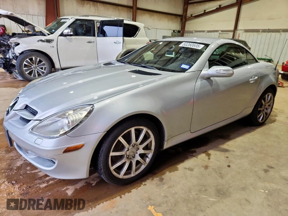 2005 Mercedes-Benz SLK 230/320 with VIN WDBWK56F65F024447, listed as a Copart auction lot 60260695 with Not provided miles and Salvage title. Bid and sale history available at DreamBid. Image 1.