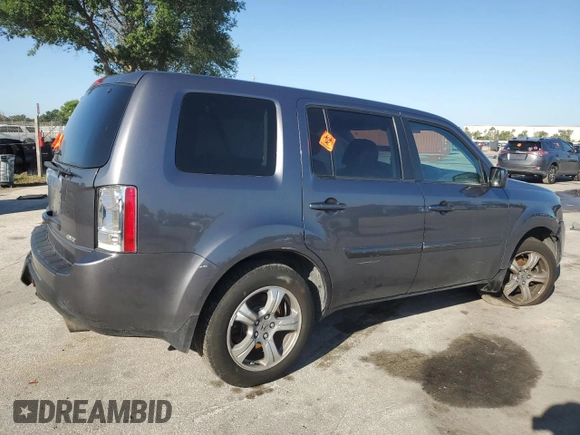 2015 Honda Pilot EX-L with VIN 5FNYF4H58FB001044, listed as a Copart auction lot 52402045 with 143,143 mi miles and Salvage Title. Bid and sale history available at carsss.com. Image 3.