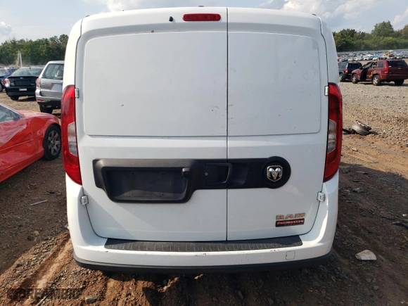 2019 Ram ProMaster City Cargo Van Tradesman SLT with VIN ZFBHRFBB9K6N50441, listed as a Copart auction lot 63952794 with 81,465 mi miles and Salvage Title. Bid and sale history available at carsss.com. Image 6.