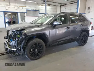 2023 Toyota RAV4 Hybrid SE z VIN JTM16RFV9PD107948, wystawiony jako Copart lot #59816735 z przebiegiem 22 257 mil mil oraz Szkoda całkowita • Salvage title. Historia ofert i sprzedaży dostępna na DreamBid. Obrazek 1.