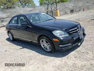 2014 Mercedes-Benz C 250 Sport with VIN WDDGF4HB0EA933110, listed as a Copart auction lot 55139615 with 110,603 mi miles and Salvage Title. Bid and sale history available at DreamBid. Image 13.