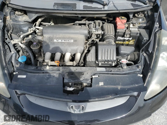 2007 Honda Fit Sport with VIN JHMGD386X7S063746, listed as a Copart auction lot 50055544 with 145,191 mi miles and Salvage Title. Bid and sale history available at carsss.com. Image 11.