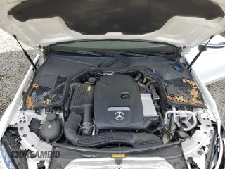 2017 Mercedes-Benz C 300 with VIN WDDWJ4KB6HF440722, listed as a Copart auction lot 52523515 with 57,808 mi miles and Salvage title. Bid and sale history available at DreamBid. Image 11.