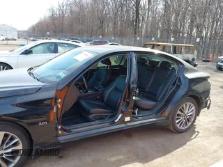 2018 Infiniti Q50 2.0t LUXE with VIN JN1CV7AR1JM280514, listed as a IAAI auction lot 41795656 with 82,496 mi miles. Bid and sale history available at carsss.com. Image 6.