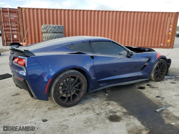 2017 Chevrolet Corvette Grand Sport 1LT with VIN 1G1YW2D76H5101393, listed as a Copart auction lot 83498254 with 53,167 mi miles and Salvage Title. Bid and sale history available at carsss.com. Image 3.