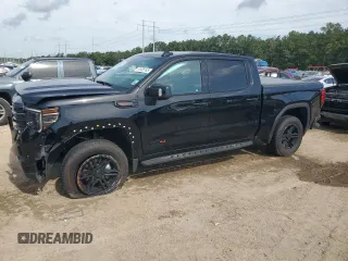2024 GMC Sierra 1500 AT4 with VIN 3GTUUEELXRG412487, listed as a Copart auction lot 57935185 with 13,225 mi miles and Salvage title. Bid and sale history available at DreamBid. Image 1.