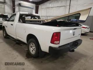 2016 Ram 1500 Tradesman with VIN 3C6JR7DT5GG228855, listed as a Copart auction lot 83428394 with 46,786 mi miles and Salvage title. Bid and sale history available at DreamBid. Image 2.