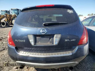2007 Nissan Murano S with VIN JN8AZ08W07W657301, listed as a Copart auction lot 76328164 with 195,388 mi miles and Salvage Title. Bid and sale history available at carsss.com. Image 6.