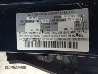 2016 Mazda Mazda3 i Sport with VIN 3MZBM1U71GM327067, listed as a IAAI auction lot 41965177 with 83,245 mi miles. Bid and sale history available at carsss.com. Image 9.