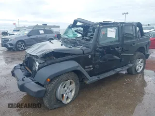 2014 Jeep Wrangler Unlimited Sport with VIN 1C4BJWDGXEL294965, listed as a IAAI auction lot 41908152 with 243,546 mi miles and . Bid and sale history available at DreamBid. Image 6.