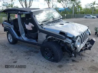 2018 Jeep Wrangler Unlimited Sport S z VIN 1C4HJXDG7JW170077, wystawiony jako IAAI lot #42019911 z przebiegiem Nie podano mil oraz . Historia ofert i sprzedaży dostępna na DreamBid. Obrazek 1.