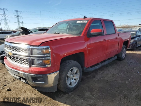 2015 Chevrolet Silverado 1500 LT with VIN 3GCUKREC1FG115617, listed as a Copart auction lot 42639925 with 142,330 mi miles and Clean Title. Bid and sale history available at DreamBid. Image 1.