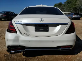 2018 Mercedes-Benz S 450 with VIN WDDUG6GB7JA396548, listed as a Copart auction lot 48565075 with 43,954 mi miles and Salvage Title. Bid and sale history available at carsss.com. Image 6.