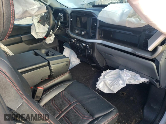 2021 Ford F-150 XL with VIN 1FTMF1C57MKD79392, listed as a Copart auction lot 87130764 with 29,241 mi miles and Salvage title. Bid and sale history available at DreamBid. Image 8.