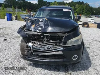 2014 Infiniti QX80 with VIN JN8AZ2NF0E9554617, listed as a Copart auction lot 61497525 with 209,942 mi miles and Salvage title. Bid and sale history available at DreamBid. Image 14.